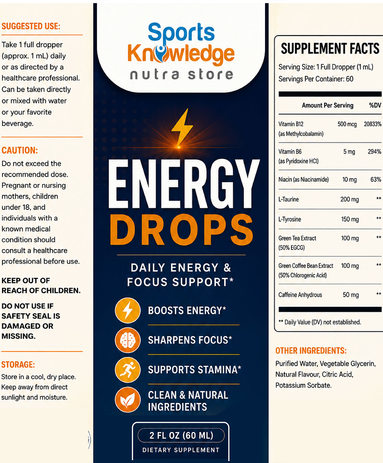 L-Carnitine Capsules supplement label